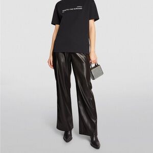 Annie Bing Faux Leather Pants